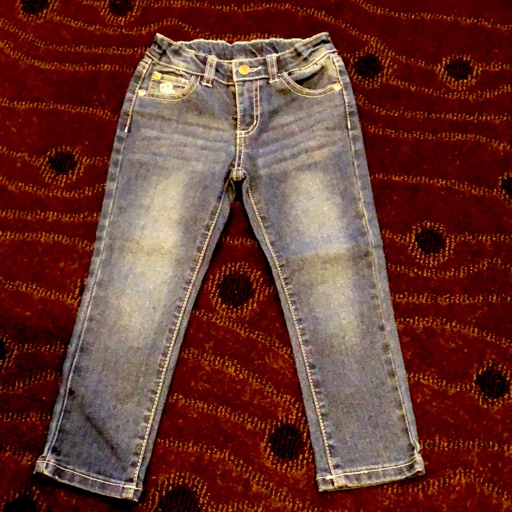 4T Arizona blue jeans with embellishments